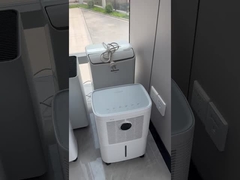 12 liter LED Smart Dehumidifier Bisu untuk ruang terbatas Apartemen berukuran kecil