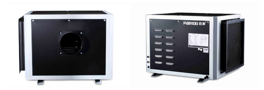 10L/H Ceiling Mounted Dehumidifier Compress Type Tumbuh Secara Efektif Menggabungkan Gaya