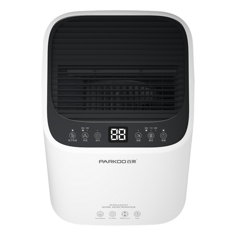 Timer 24 Jam Dehumidifier Rumah Portabel 400 * 280 * 630mm Untuk Kantor 100m3 / jam
