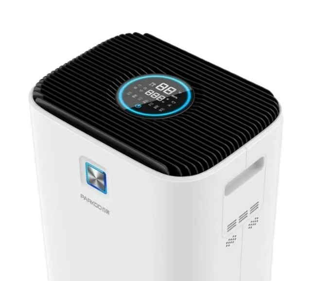 Bluetooth Smart Dehumidifier TFT LCD PM2.5 Indikator Kualitas Udara HEPA H11 Carbon Anion WiFi