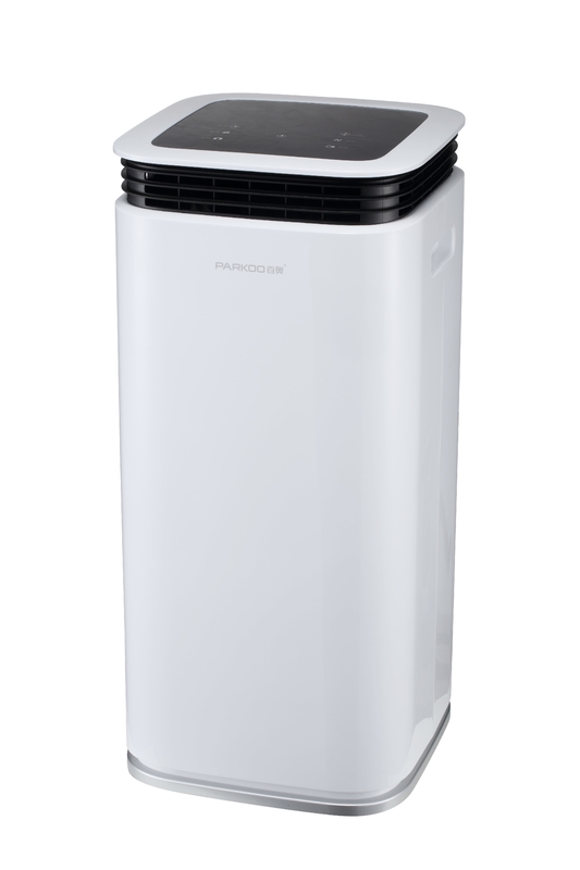 16L Hidden Screen LED Home Dehumidifier 2.2L Tank Tower 360° Outlet Angin Smart Humidity Touch Control