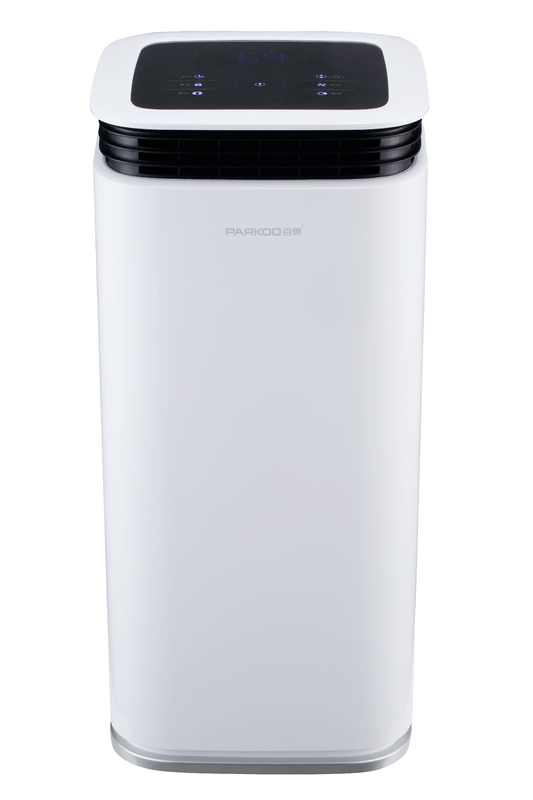 16L Hidden Screen LED Home Dehumidifier 2.2L Tank Tower 360° Outlet Angin Smart Humidity Touch Control