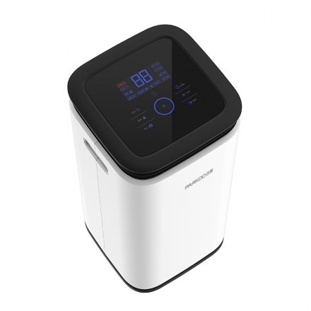 16L Hidden Screen LED Home Dehumidifier 2.2L Tank Tower 360° Outlet Angin Smart Humidity Touch Control