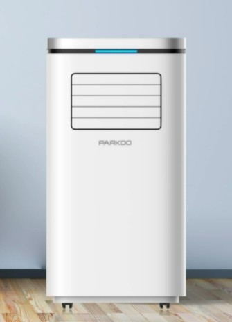115V 10000 BTU/H pendingin R32 Evaporative Mobile AC layar sentuh depan lampu