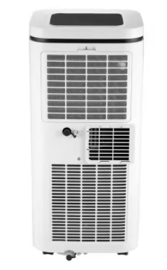 115V 10000 BTU/H pendingin R32 Evaporative Mobile AC layar sentuh depan lampu